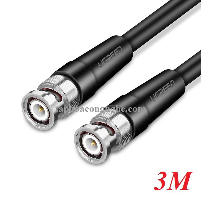 Ugreen 50926 3M màu Đen Cáp 2 đầu SDI cho máy quay + Camera cao cấp SP103 30050926